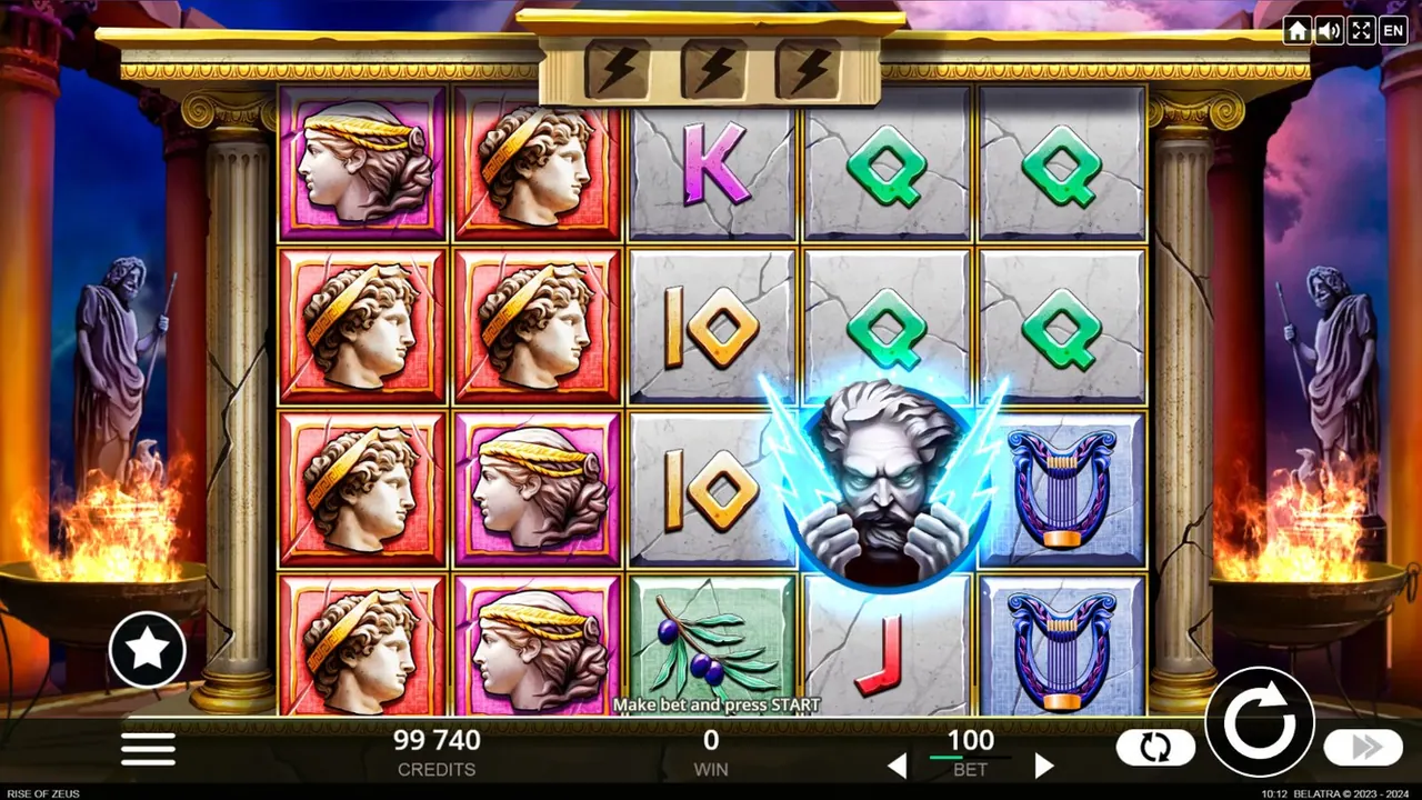 Visuel officiel de Rise of Zeus (Belatra Games)