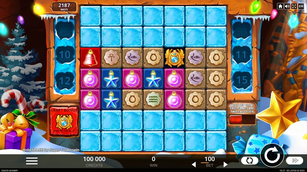 Visuel officiel de Santa Mummy (Belatra Games)