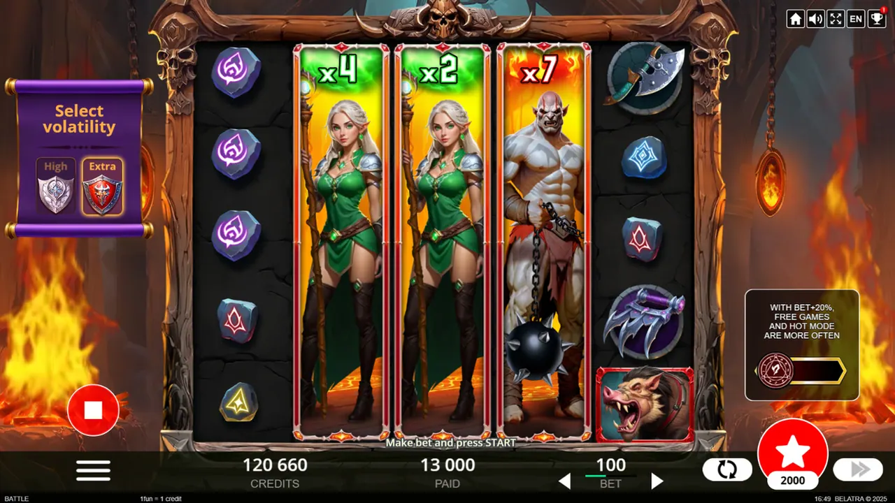Visuel officiel de Slattors Battle - Orcs vs Elves (Belatra Games)