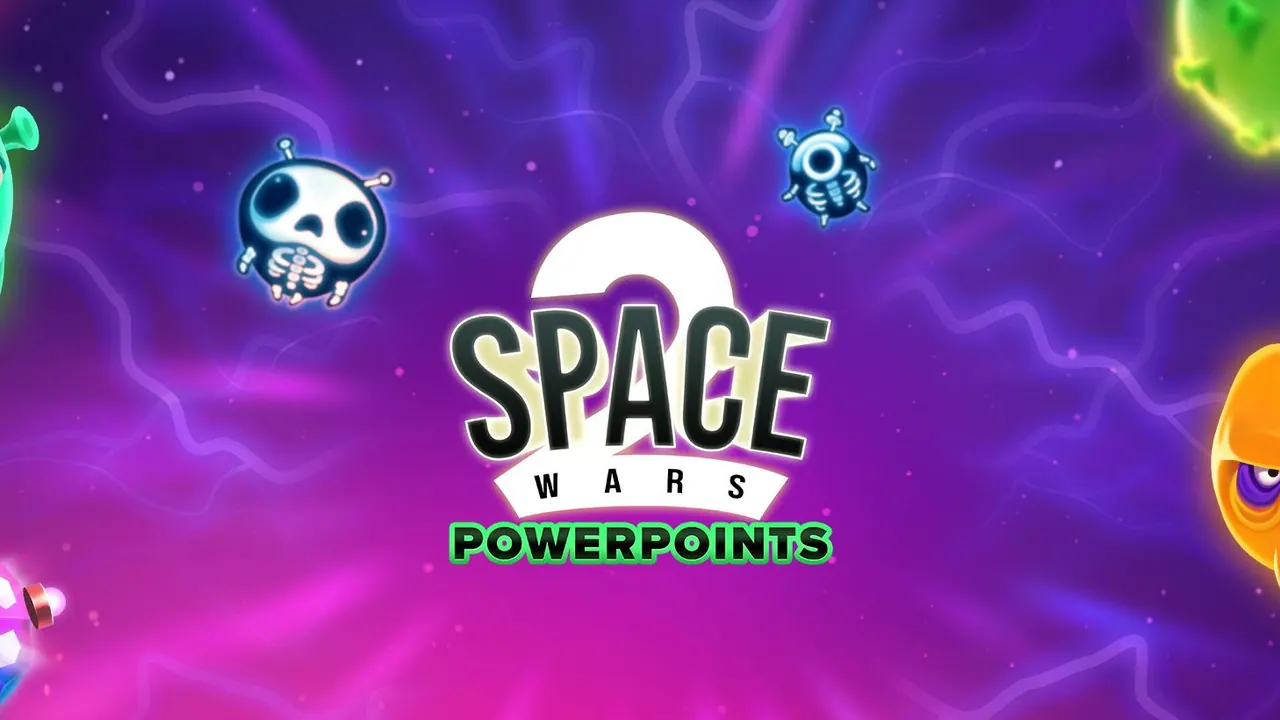Visuel officiel de Space Wars 2 Powerpoints (NetEnt)