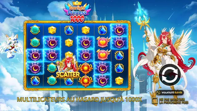 Starlight Princess 1000 : écran de jeu n°2