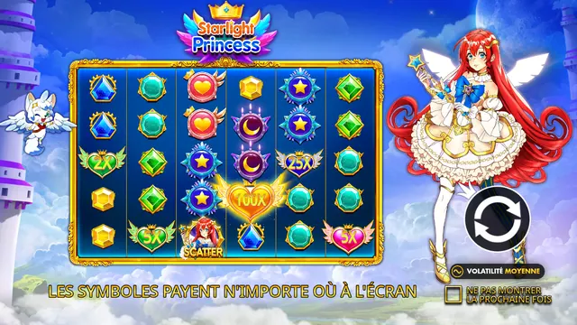 Starlight Princess : écran de jeu n°2