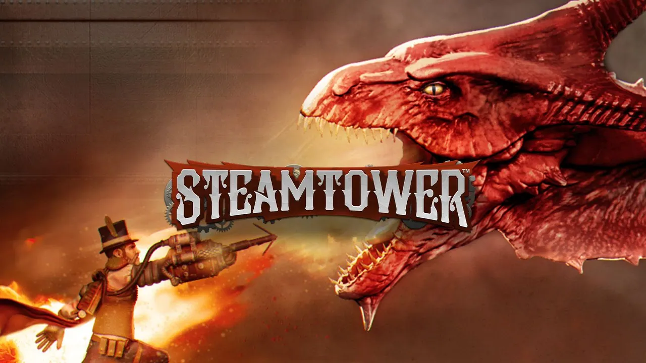 Visuel officiel de Steam Tower (NetEnt)