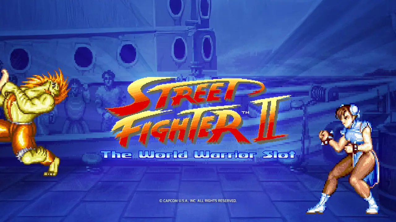 Visuel officiel de Street Fighter II: The World Warrior Slot is NetEnt (NetEnt)