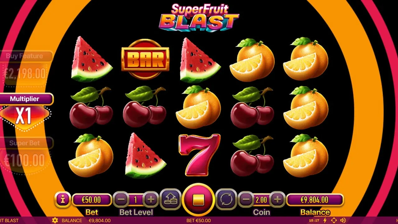 Visuel officiel de Super Fruit Blast (Habanero)