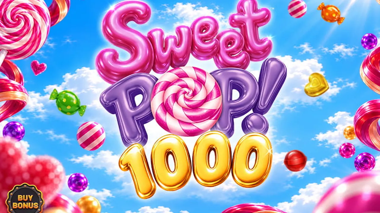 Visuel officiel de Sweet Pop 1000 (Betsoft)