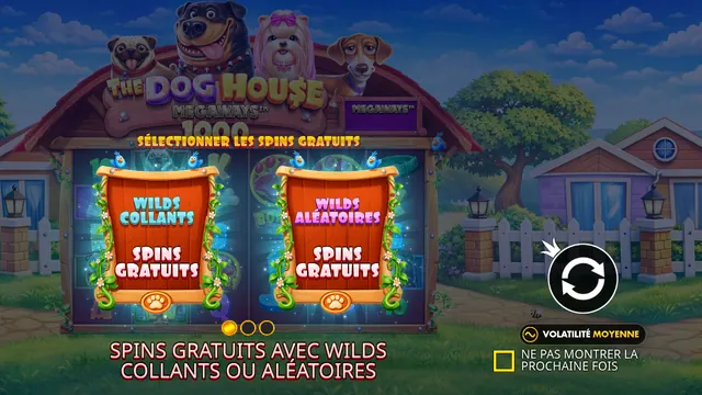 The Dog House Megaways 1000 : écran de jeu n°2