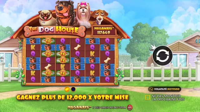 The Dog House Megaways, machines à sous Megaways