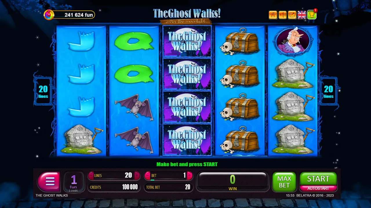 Visuel officiel de The Ghost Walks (Belatra Games)