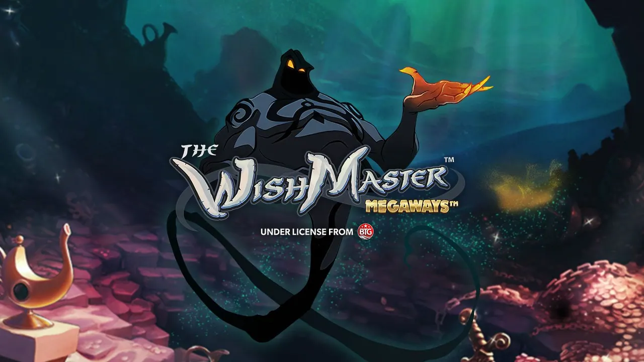 Visuel officiel de The Wish Master Megaways (NetEnt)