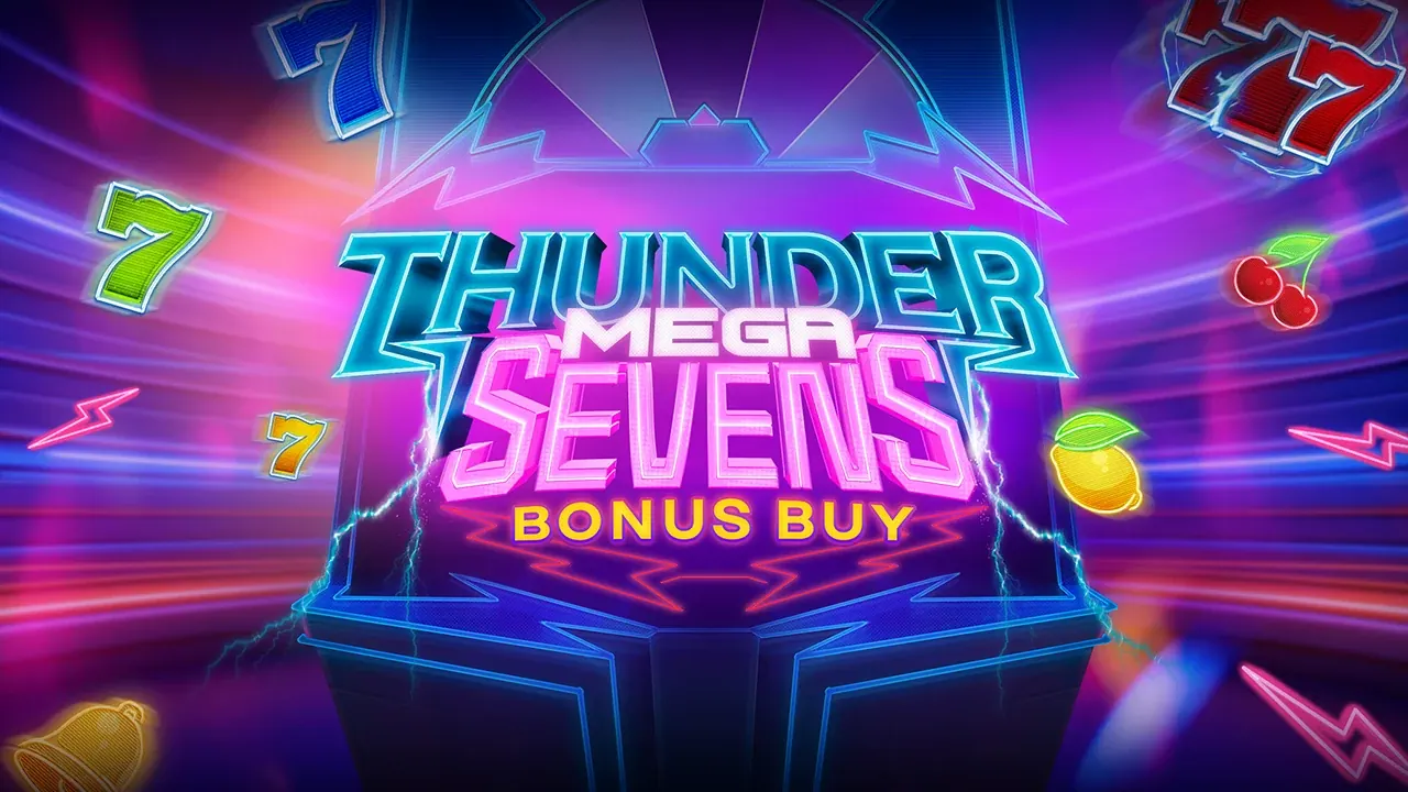 Visuel officiel de Thunder Mega Sevens Bonus Buy (Evoplay)