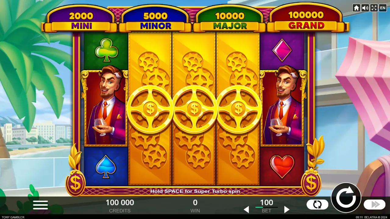 Visuel officiel de Tony Gambler (Belatra Games)