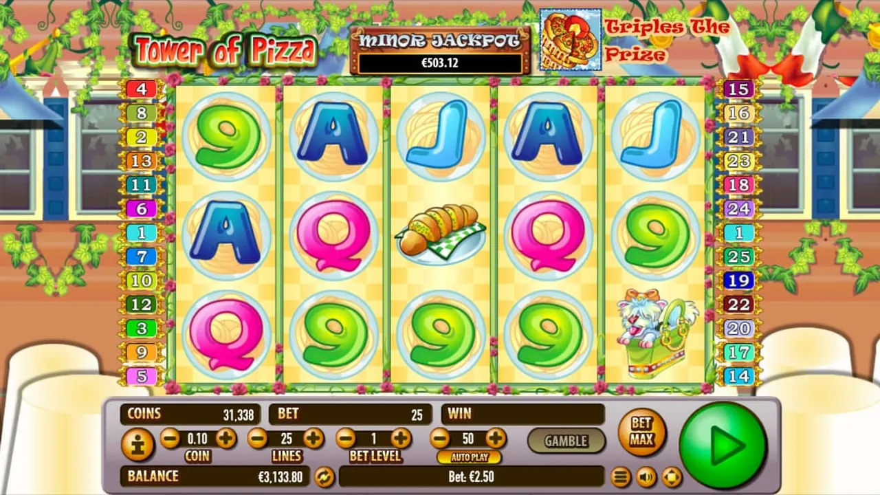 Visuel officiel de Tower Of Pizza (Habanero)