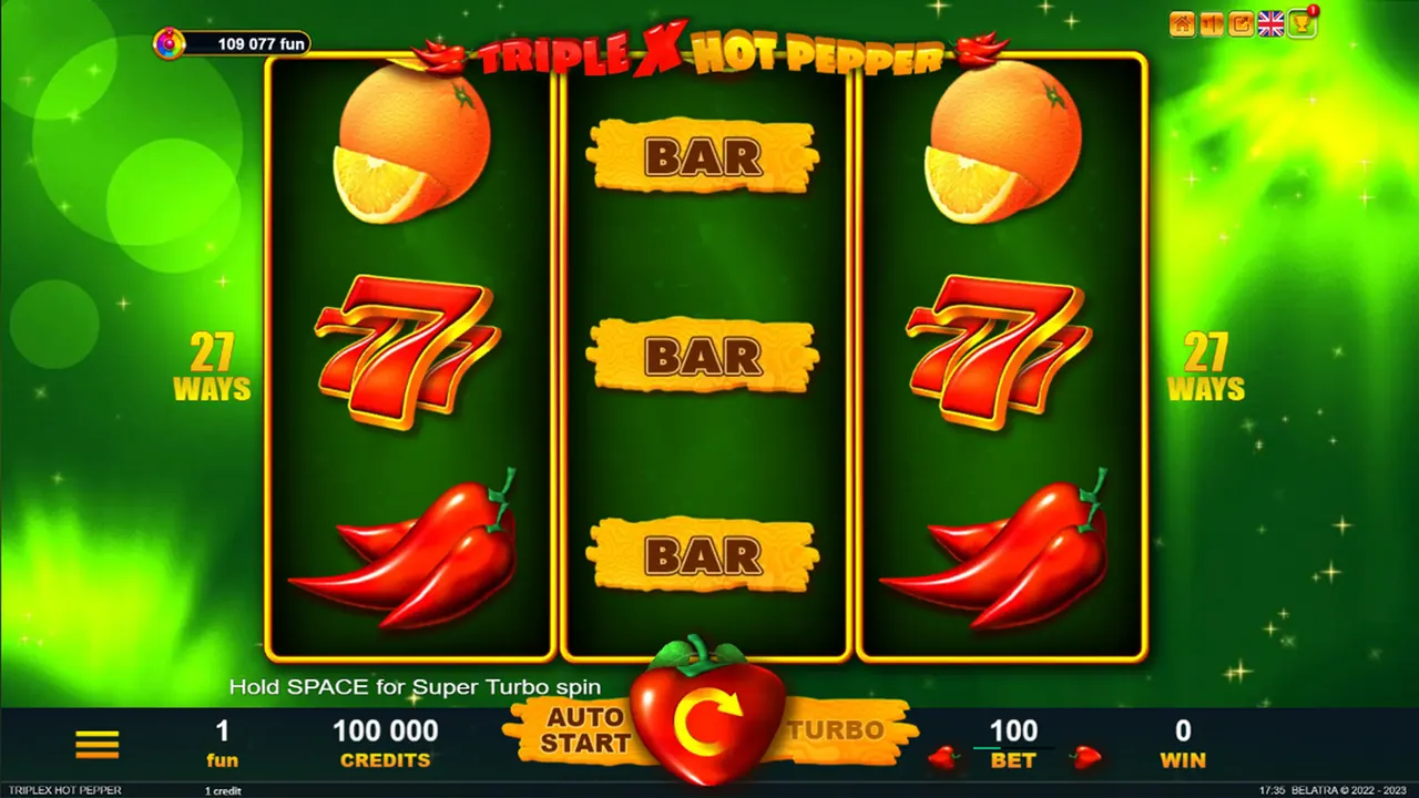 Visuel officiel de Triple X Hot Pepper (Belatra Games)