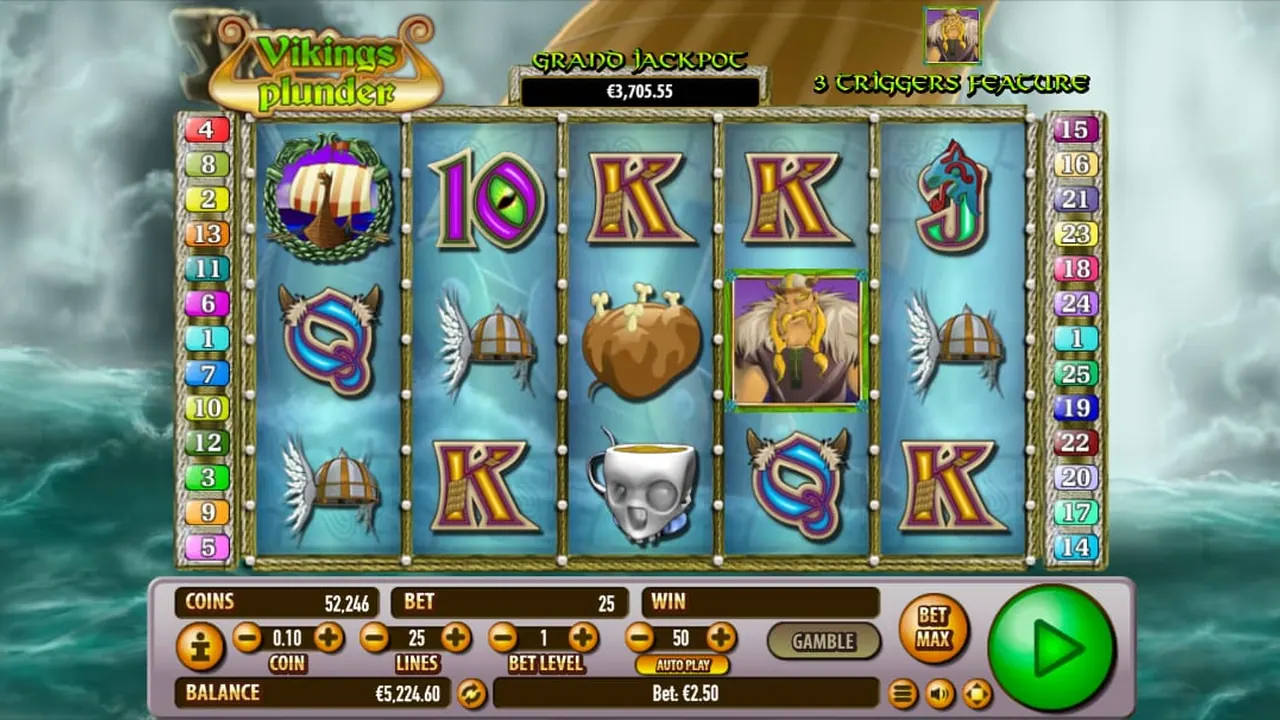 Visuel officiel de Viking's Plunder (Habanero)