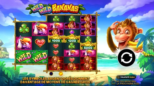 Wild Wild Bananas : écran de jeu n°2