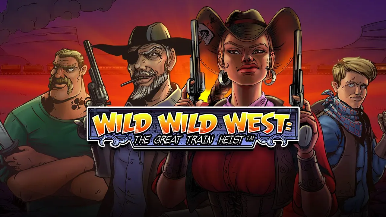 Visuel officiel de Wild Wild West: The Great Train Heist (NetEnt)