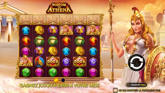 Wisdom of Athena : écran de jeu n°2