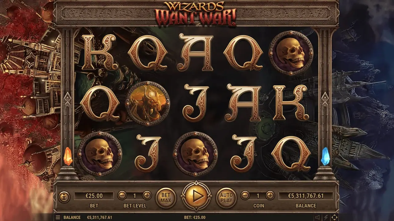 Visuel officiel de Wizards Want War! (Habanero)