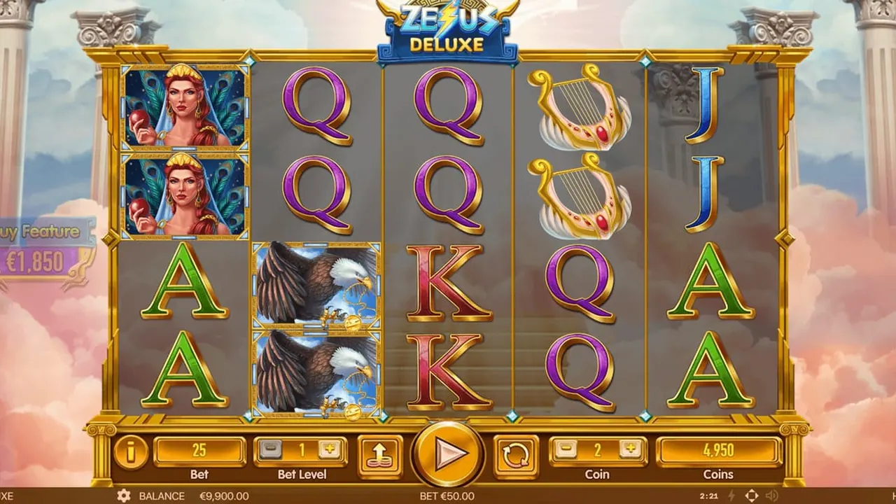 Visuel officiel de Zeus Deluxe (Habanero)