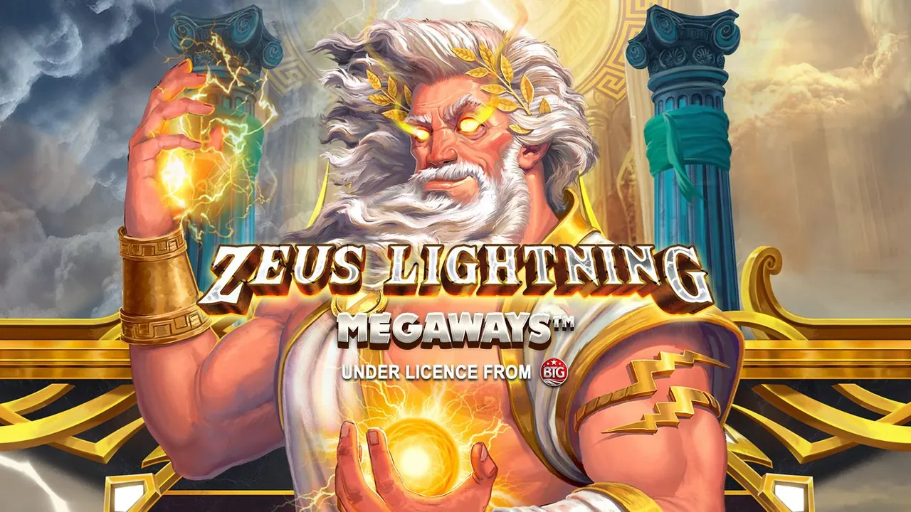 Visuel officiel de Zeus Lightning Megaways (Red Tiger)
